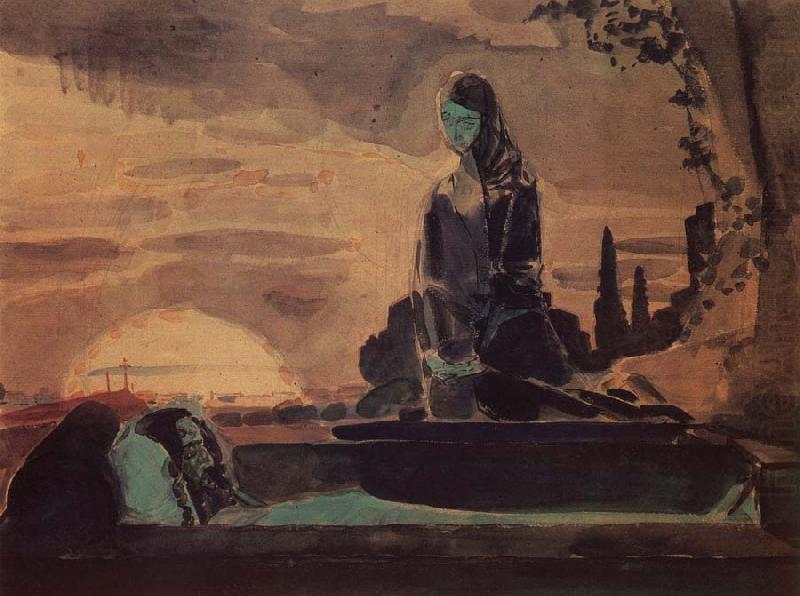 Mikhail Vrubel The Lamentation china oil painting image